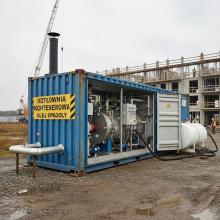 Kotłownie kontenerowe na olej opałowy – mobilne ciepło