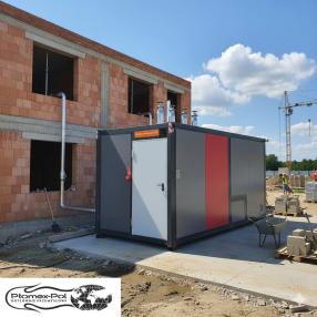 Kotłownia kontenerowa gazowa 480 kW – ACV Nextra120 (4×120 kW)