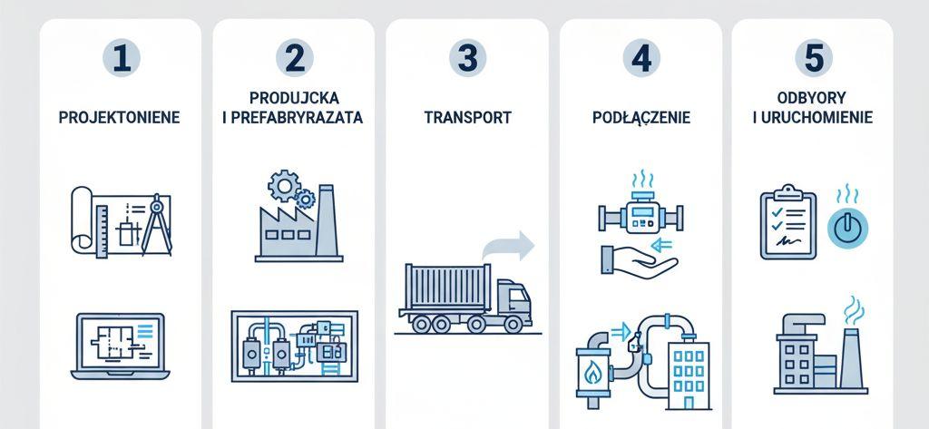 Jak wygląda proces montażu kotłowni kontenerowej