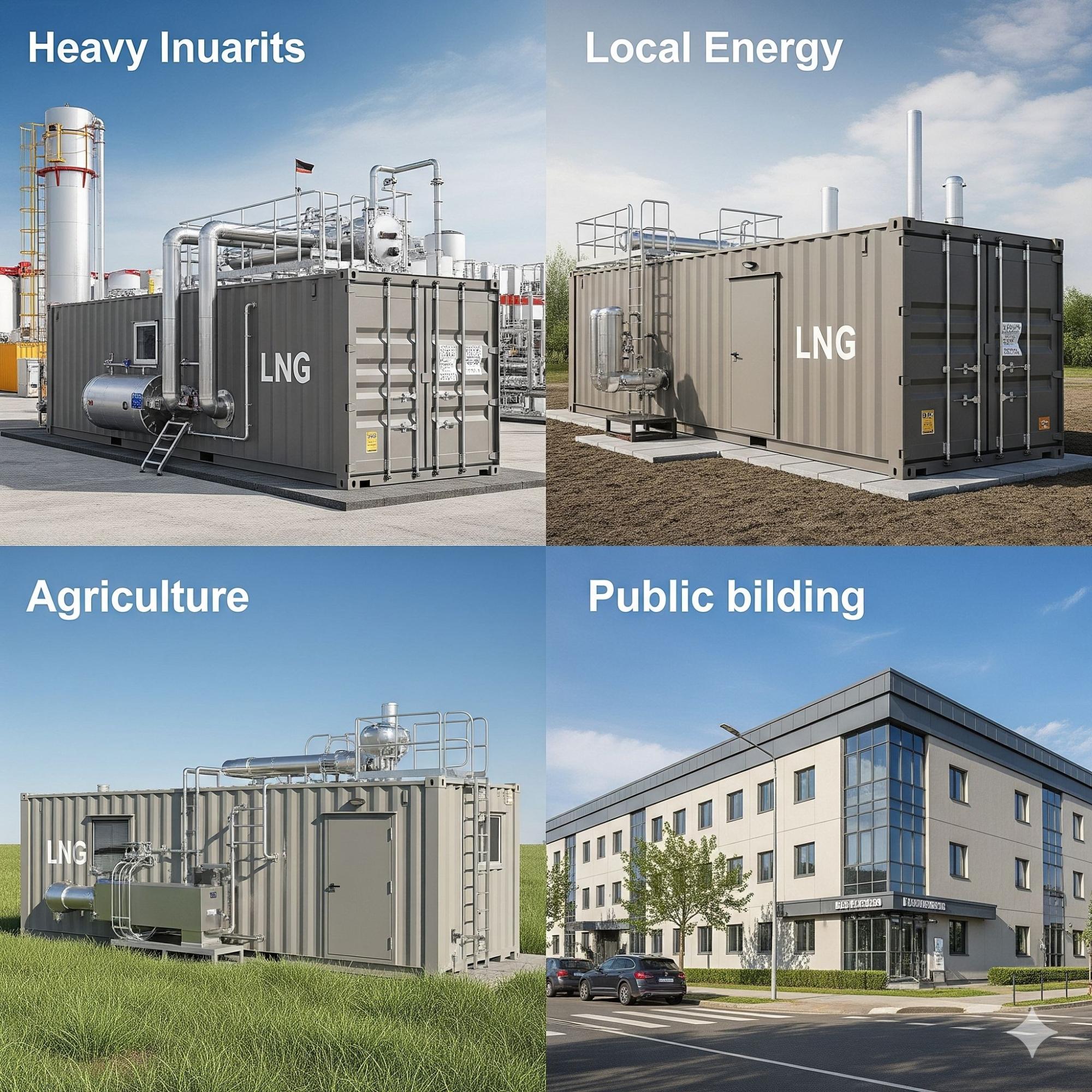 Zastosowanie kotłowni kontenerowych LNG