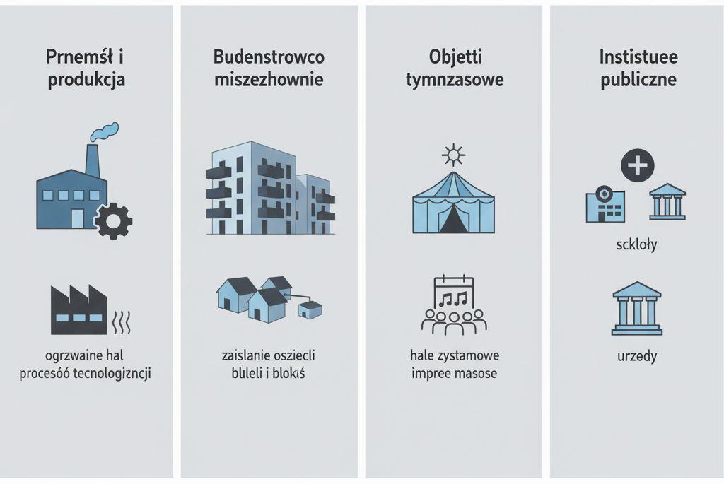 Zastosowanie kotłowni kontenerowych na gaz ziemny