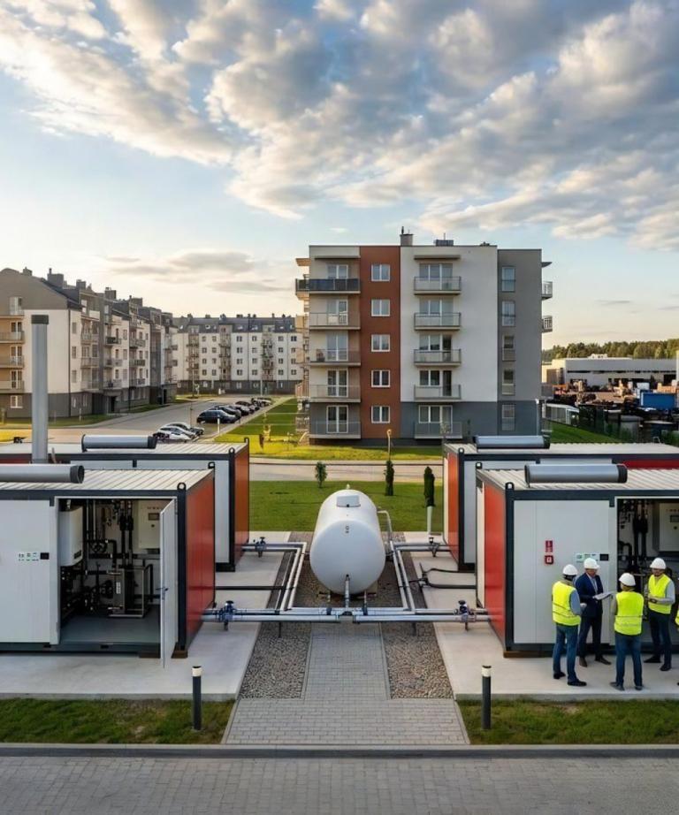 Kotłownie Kontenerowe C.W.U. – 15 Kluczowych Zalet dla Osiedli i Przemysłu