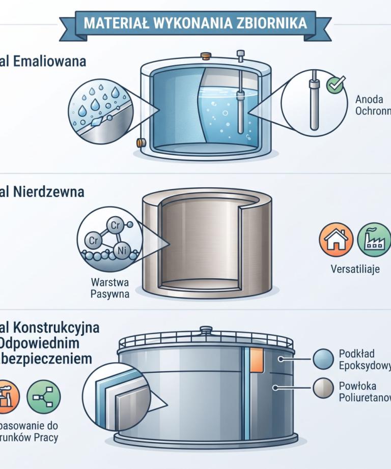 Materiał wykonania zbiornika