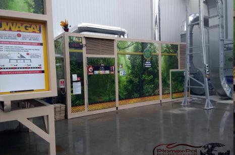 Kotłownia kontenerowa na biomasę 980 kW | Ogrzewanie Hal