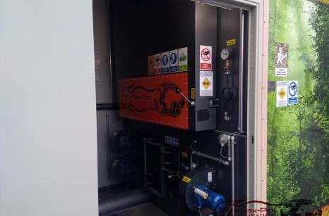 Kotłownia kontenerowa na biomasę 980 kW | Ogrzewanie Hal