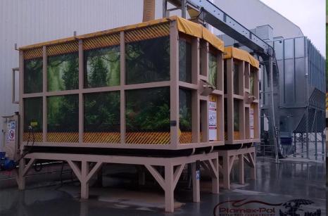 Kotłownia kontenerowa na biomasę 980 kW | Ogrzewanie Hal