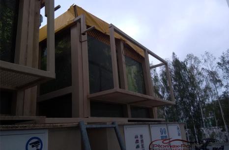 Kotłownia kontenerowa na biomasę 980 kW | Ogrzewanie Hal