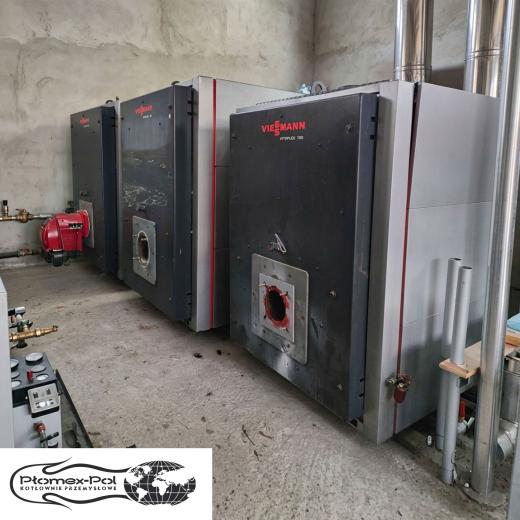 Kotły Viessmann 1120–1400 kW – olej opałowy i gaz