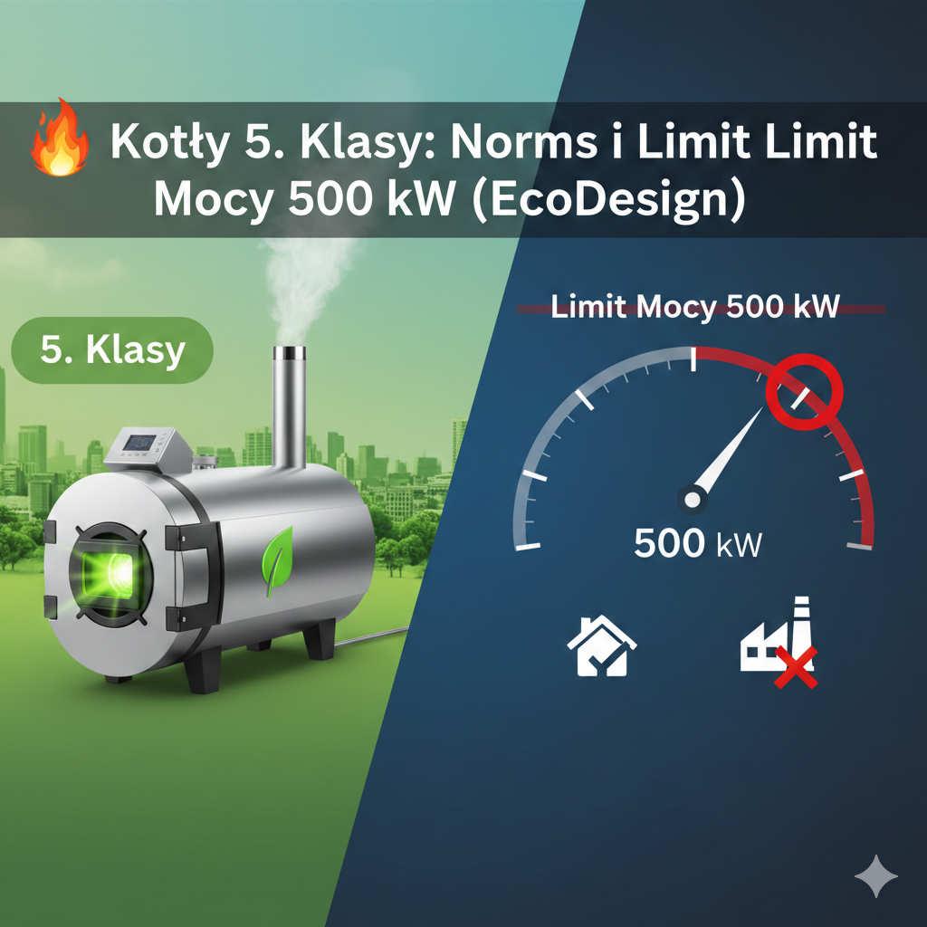Kotły 5. Klasy: Normy i Limit Mocy 500 kW (EcoDesign)