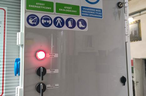 Wynajem Kotłowni Kontenerowej 200kW | Szafa sterownicza