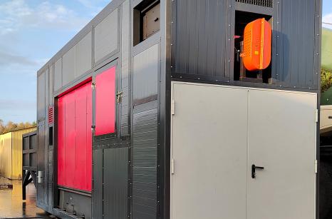 Kotłownia Kontenerowa na Biomasę 980 kW | Pełna Automatyka
